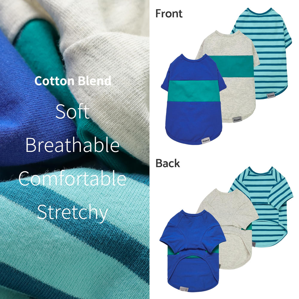 Fitwarm 3-pack back view with bold color-block stripes