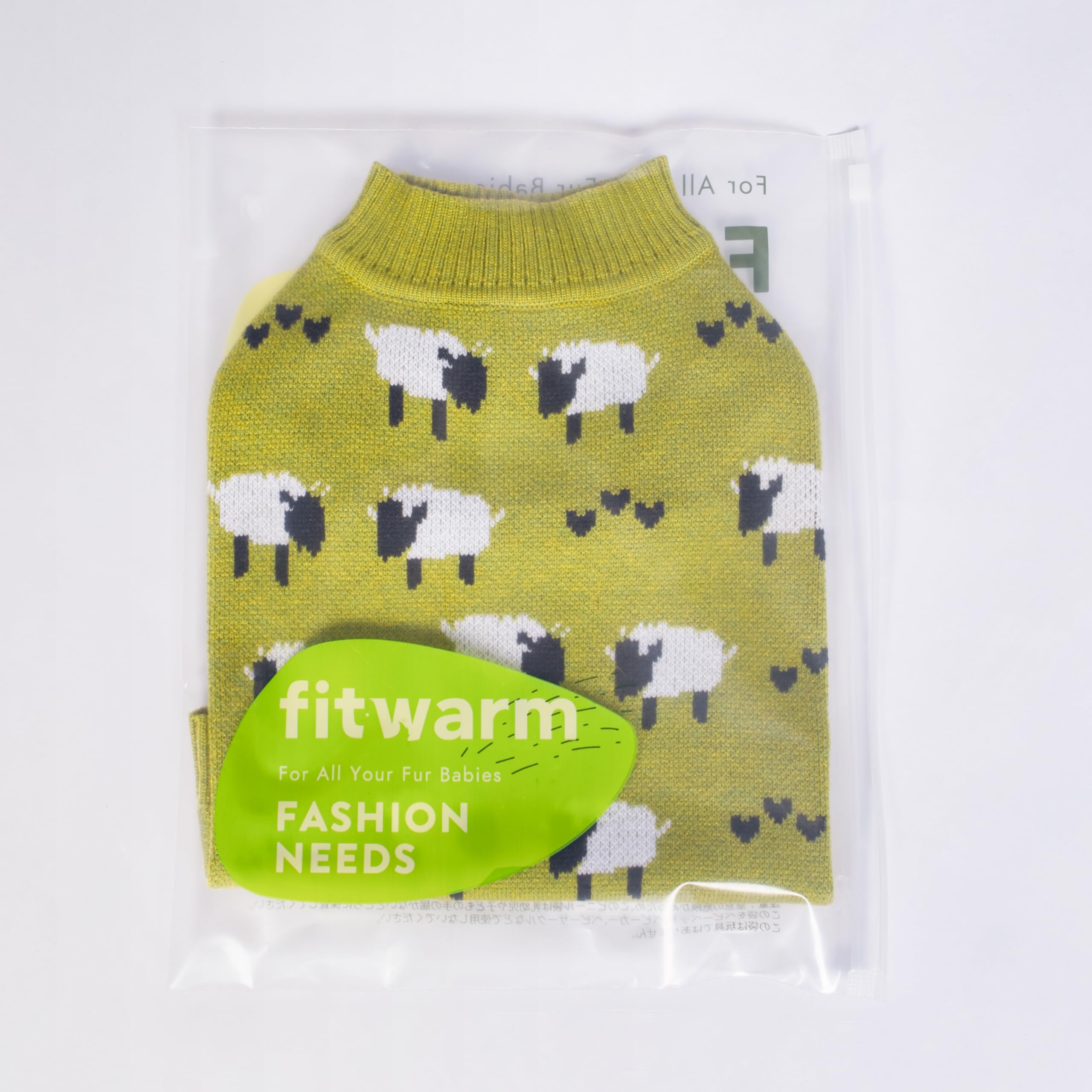 Fitwarm small-dog winter pullover ideal for cozy family moments.