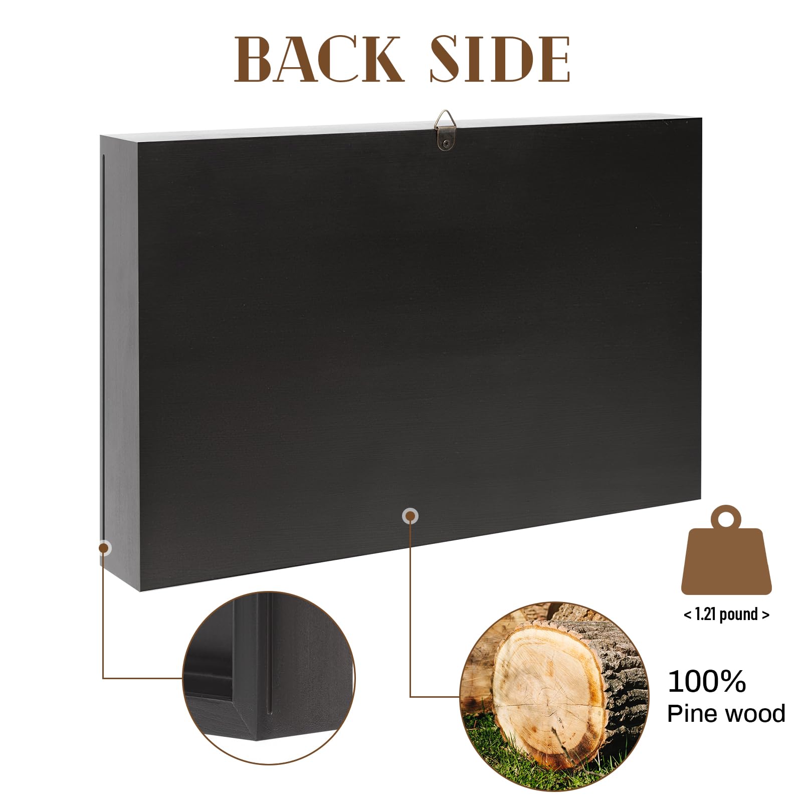 FITWOWFIT wall-mount or tabletop display offers flexible memorial placement.