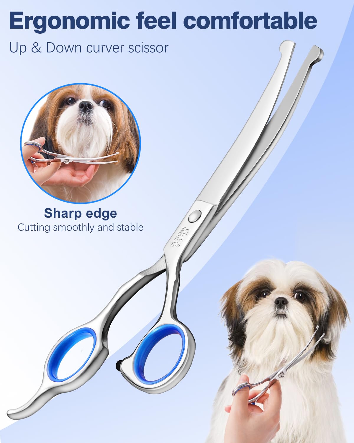 Fiurfiy grooming comb aids detangling and prep before trimming.