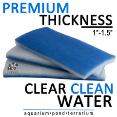 Five Star Aquatics filter floss dual-density pads support efficient filtration in freshwater or ponds.