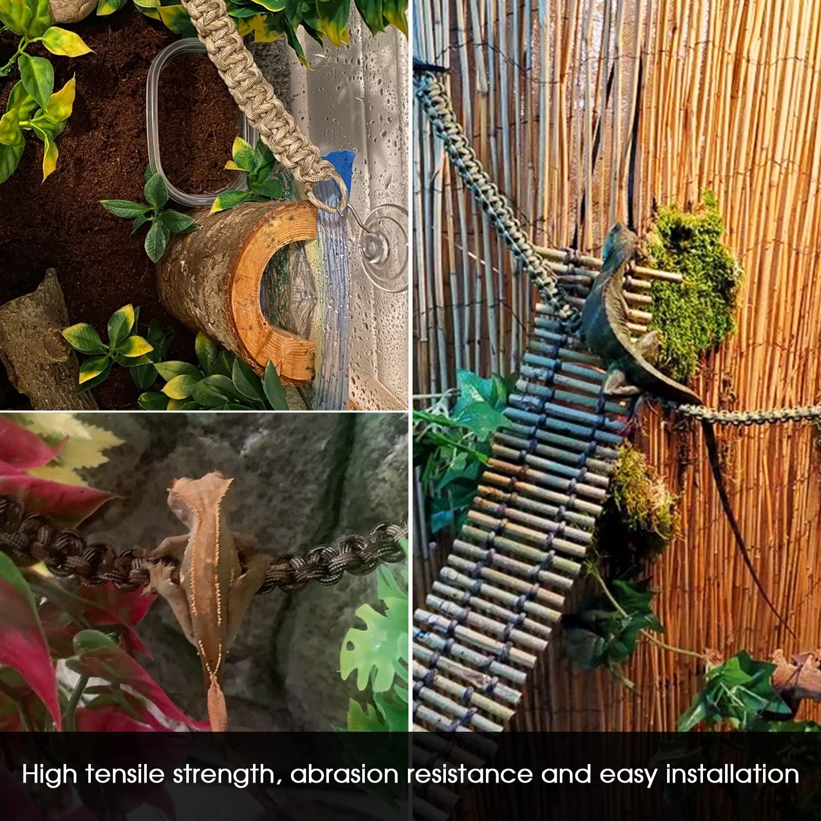 FiveBull reptile vines are easy to install with DIY friendly design.