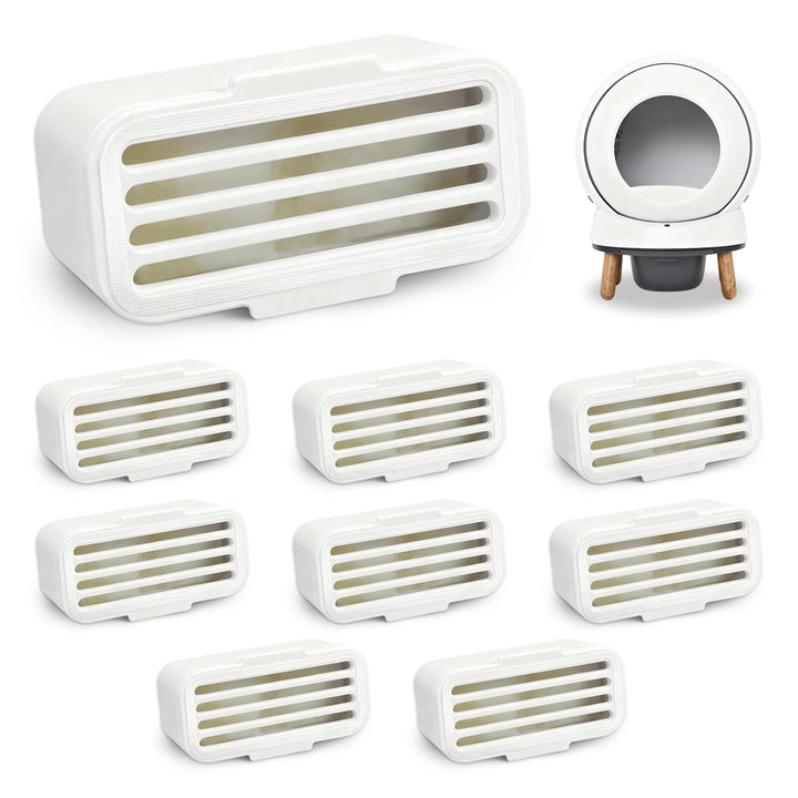 FixlyFido deodorizer for ScoopFree SmartSpin nine-pack keeps litter area fresh.