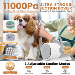 FIXR clipper nail grinder attachment in use for precise paw care.