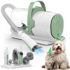 FIXR dog grooming vacuum with powerful suction for pet hair during grooming
