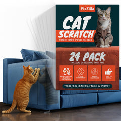 FixZilla cat furniture protector 17x12 guard offers durable scratch defense for upholstery.