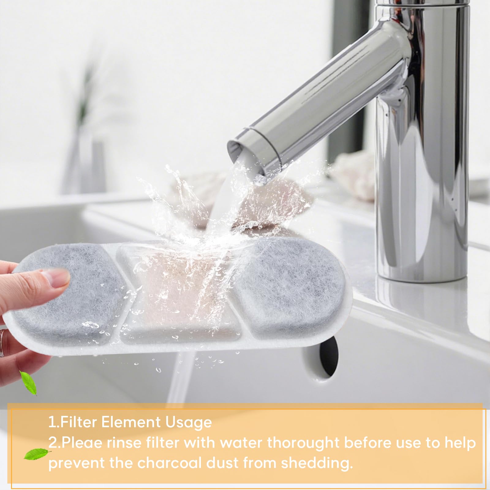 FIYOVA motion-sensor activation highlights hands-free hydration as pets approach.