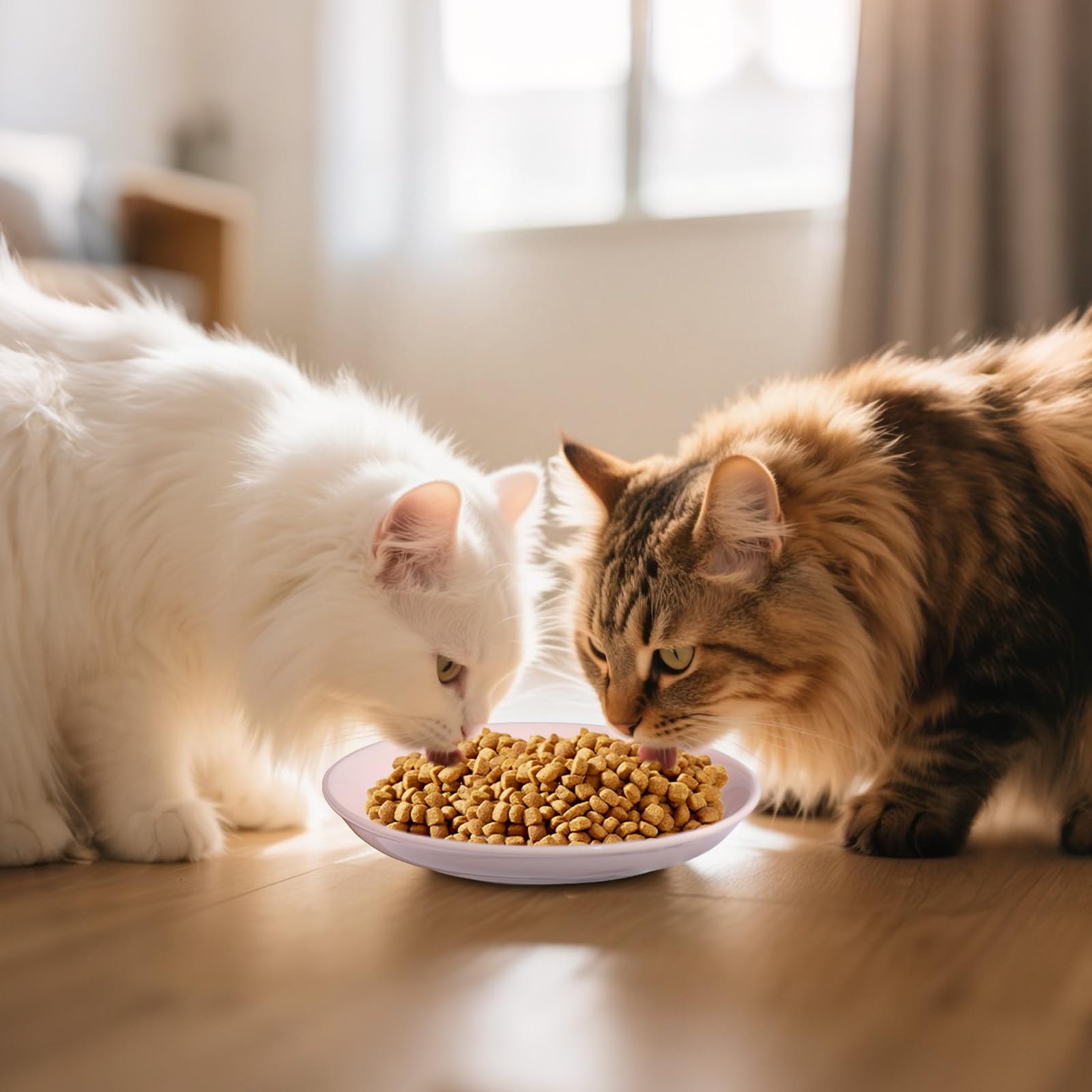 FlaggeZG durable ceramic cat bowls provide reliable daily feeding options.