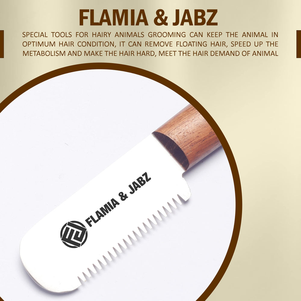 FLAMIA & JABZ stripping knife right-handed 3-inch blade offers ergonomic control