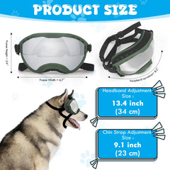 Flantor dog goggles breathable vents help keep pups cool during adventures