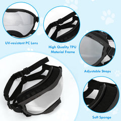 Flantor dog goggles ultra-lightweight design minimizes facial pressure.