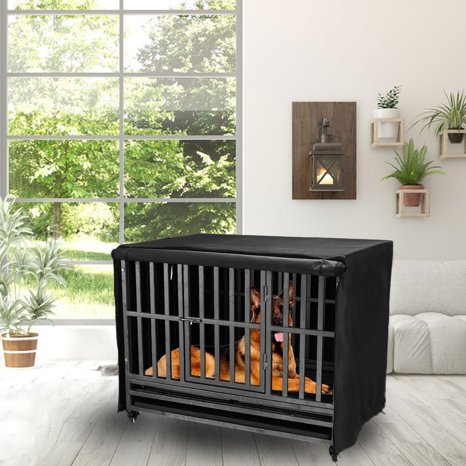 Flashine ventilated front door and side vents keep air circulating