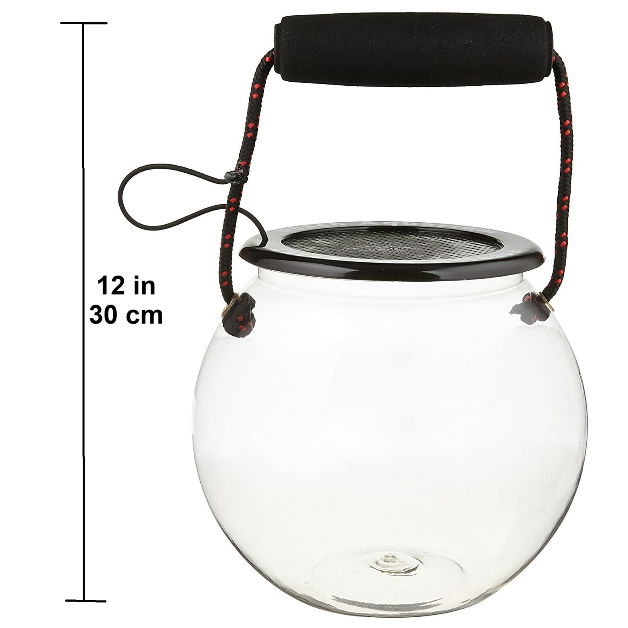 Flat River Group Dry Branch Beach Aquarium removable lid secured to the handle for secure travel