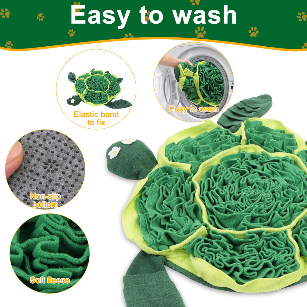 FLERDMAU Snuffle Mat interactive puzzle boosts mental stimulation and foraging skills