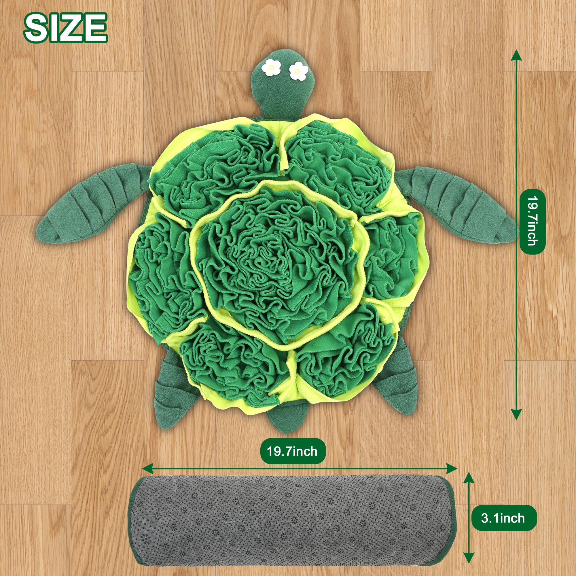 FLERDMAU Snuffle Mat machine-washable design simplifies cleanup