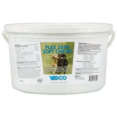 Flex 2500 Soft Chews bottle for canine joint support and mobility