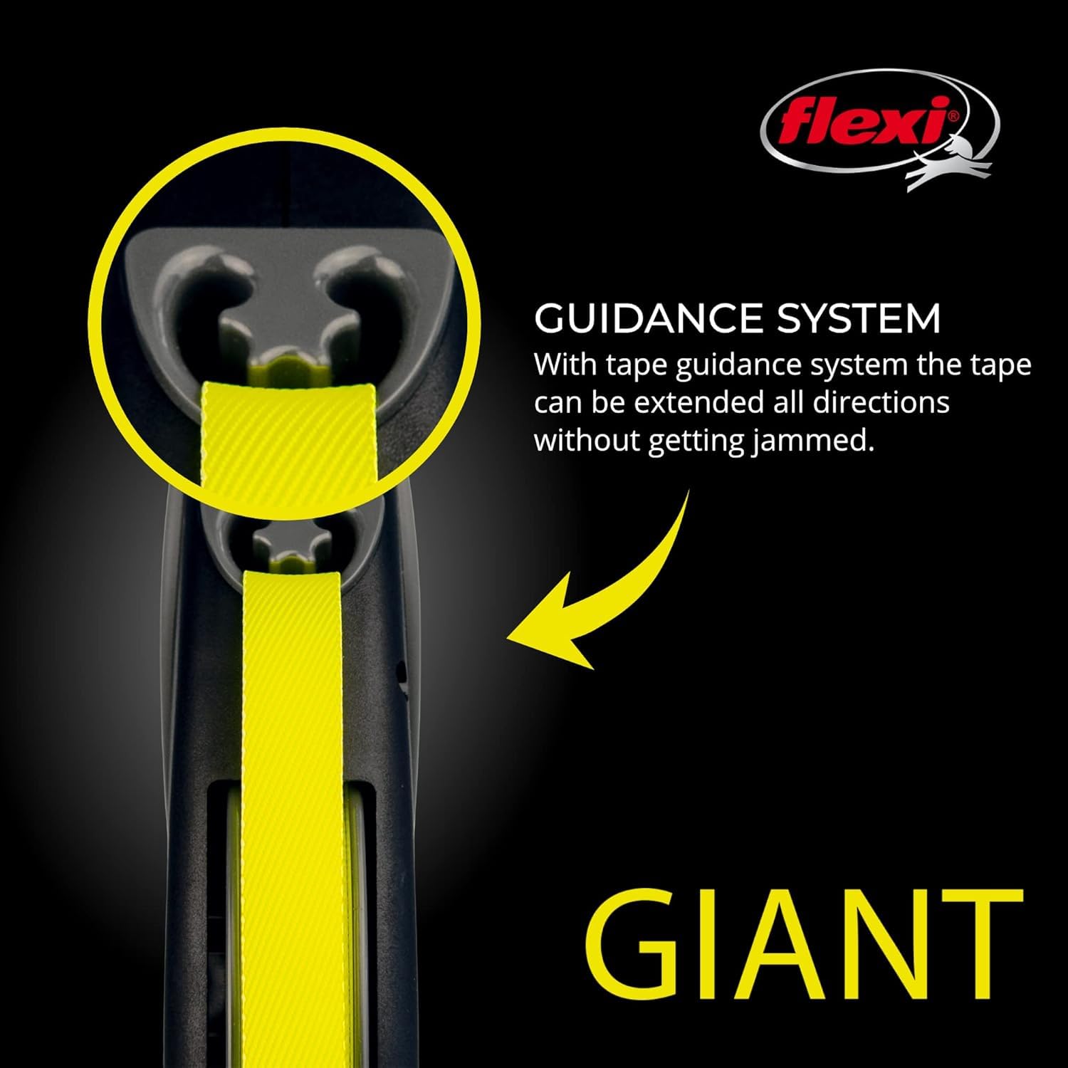 FLEXI durable heavy-duty leash designed to withstand daily adventures.