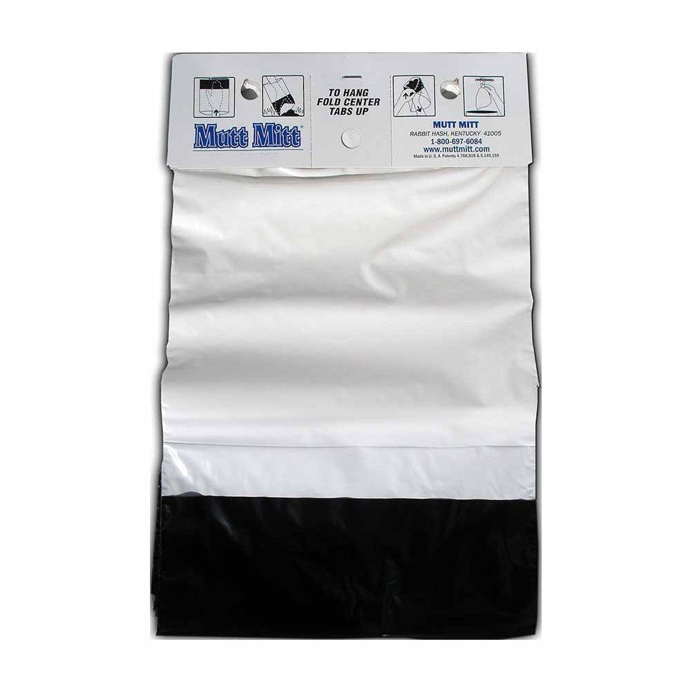 FLEXI Mutt Mitt 13x9 inch size highlighted for roomy waste pouch convenience.