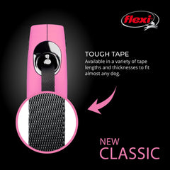 FLEXI New Classic showing 360° tape guidance for smooth operation