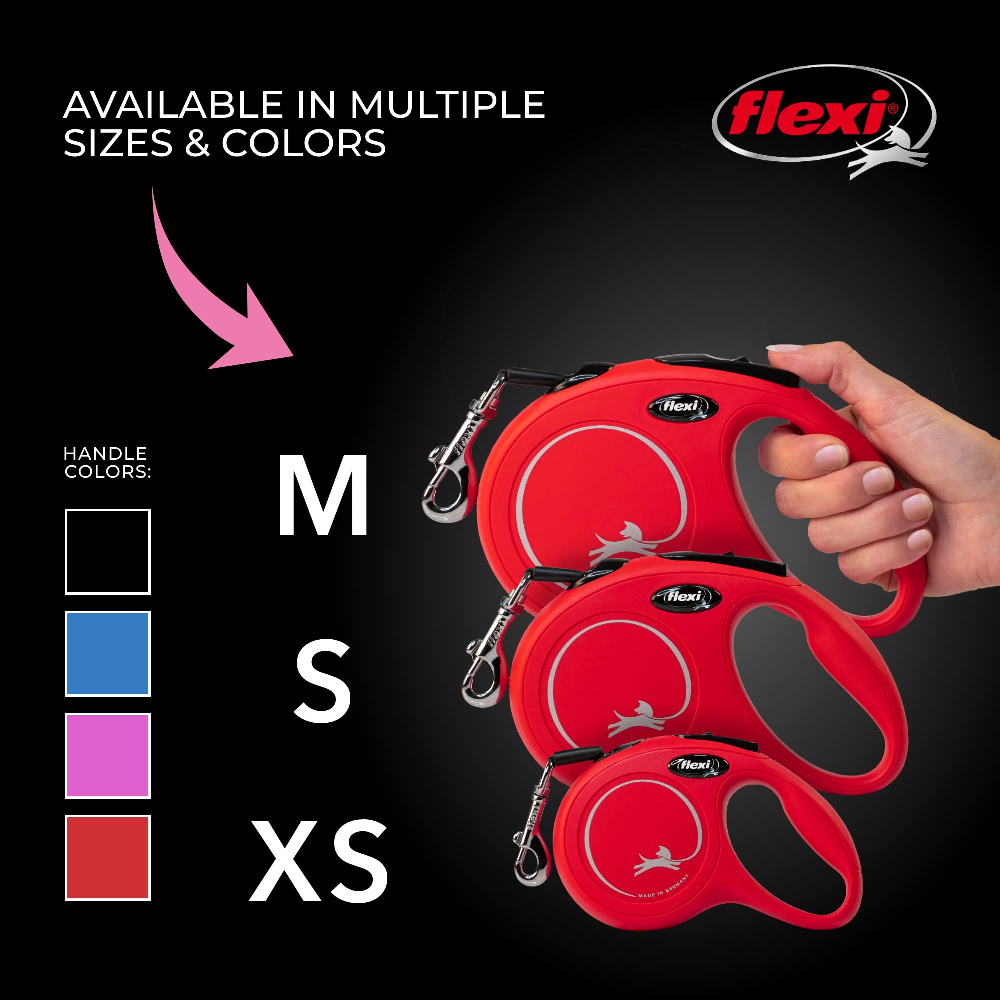 FLEXI New Classic ergonomic grip supports comfortable handling.