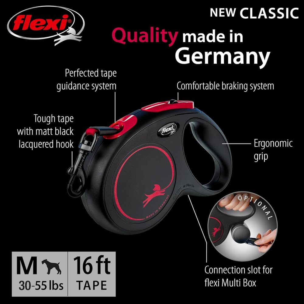 FLEXI New Classic tangle-free tape prevents knots during walks
