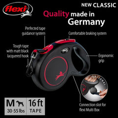FLEXI New Classic tangle-free tape prevents knots during walks