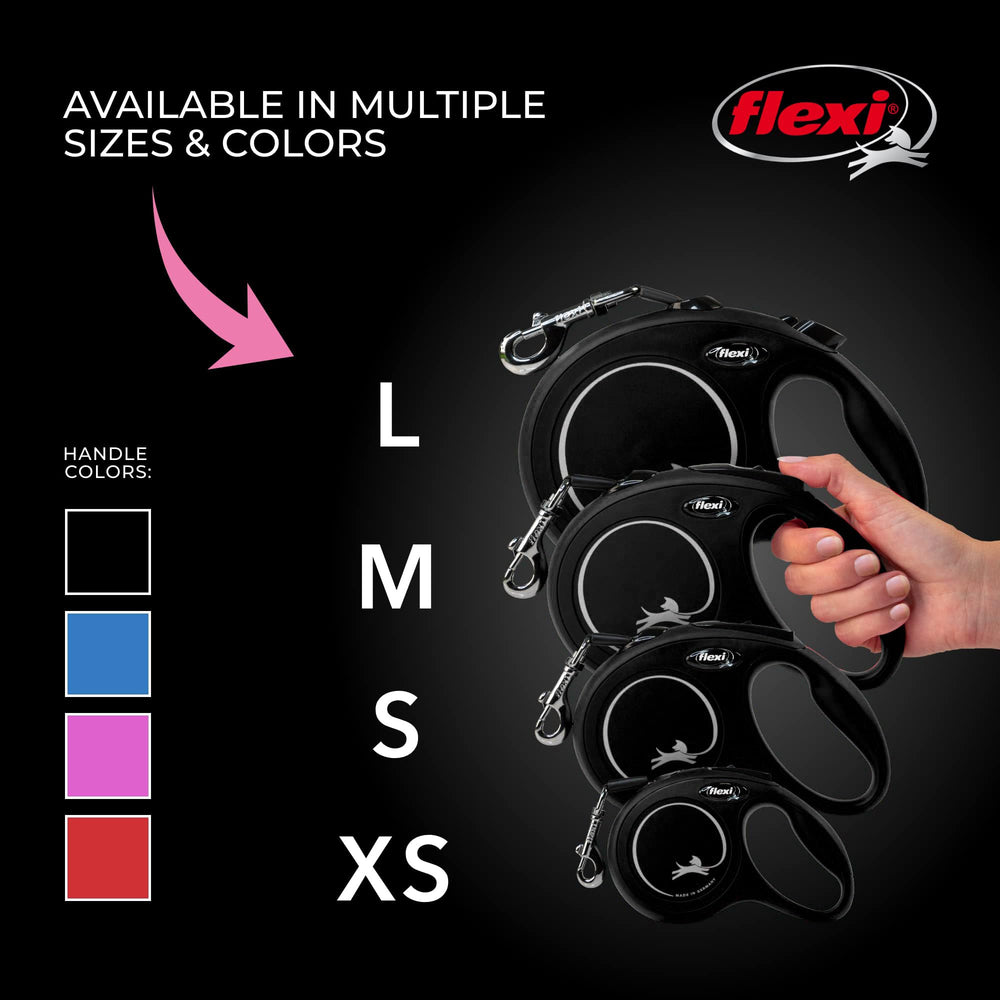 Close-up of durable materials on Flexi New Classic Tape Leash.