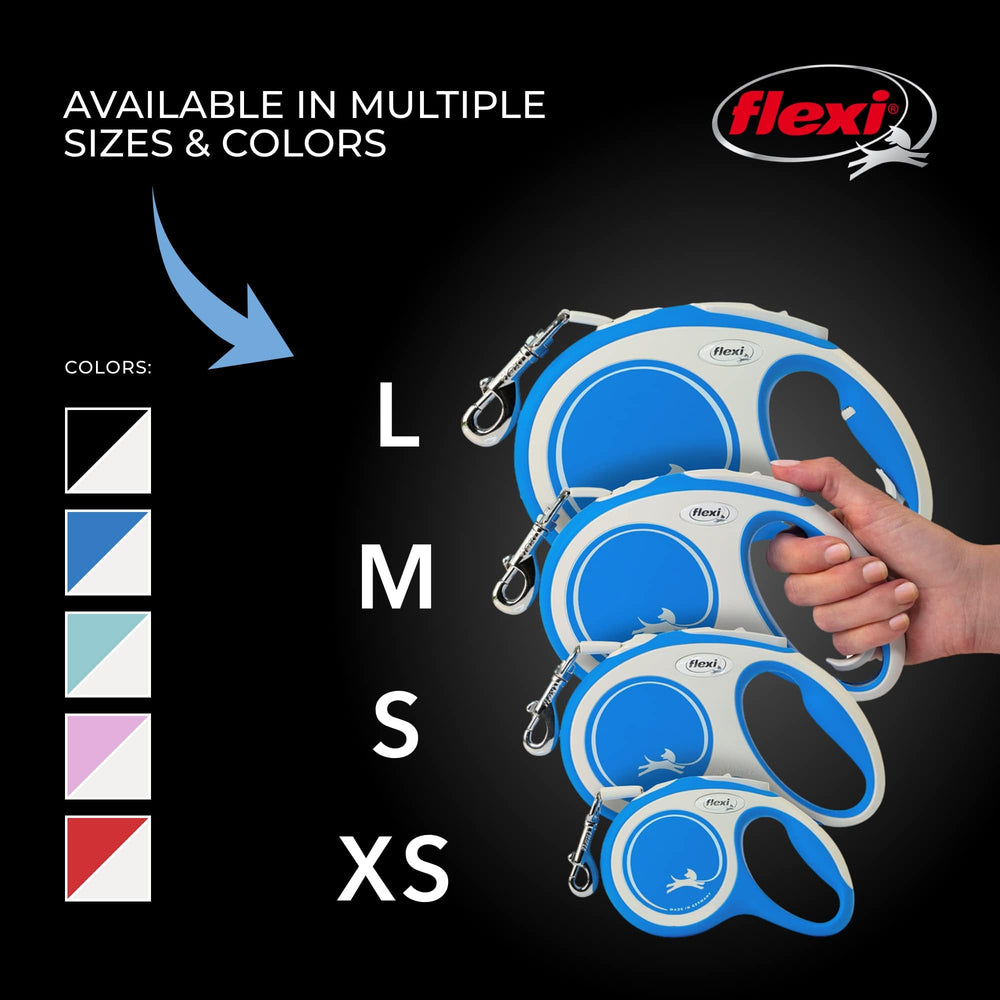 FLEXI New Comfort Tape Leash durable construction reflects German engineering.