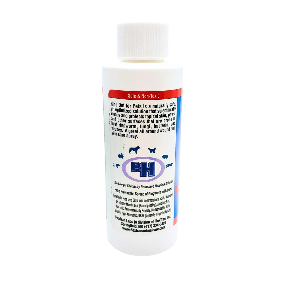 FlexTran Ring Out for Pets empty applicator bottle included for easy spraying