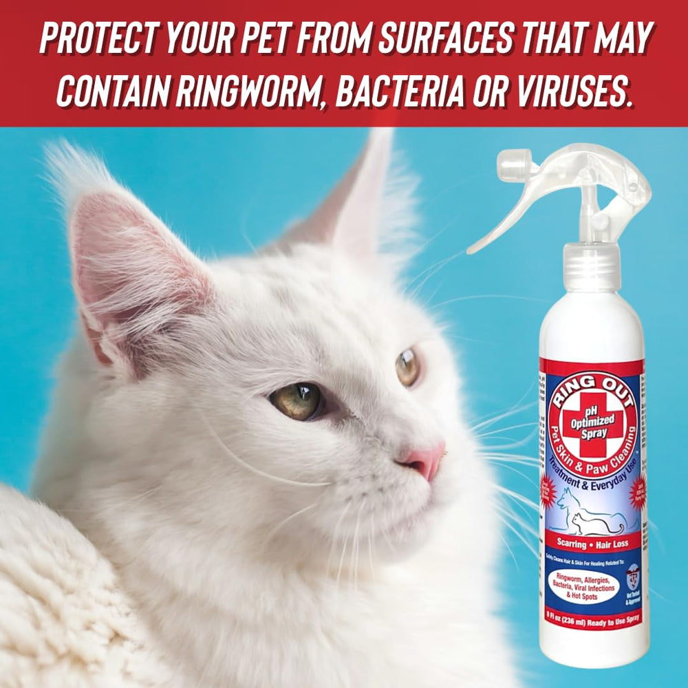 FlexTran Ring Out for Pets near treated area protecting surrounding surfaces