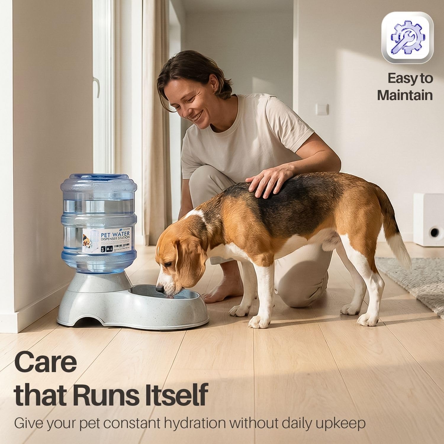 Care note: not dishwasher-safe; hand-wash only for Flexzion PP water dispenser
