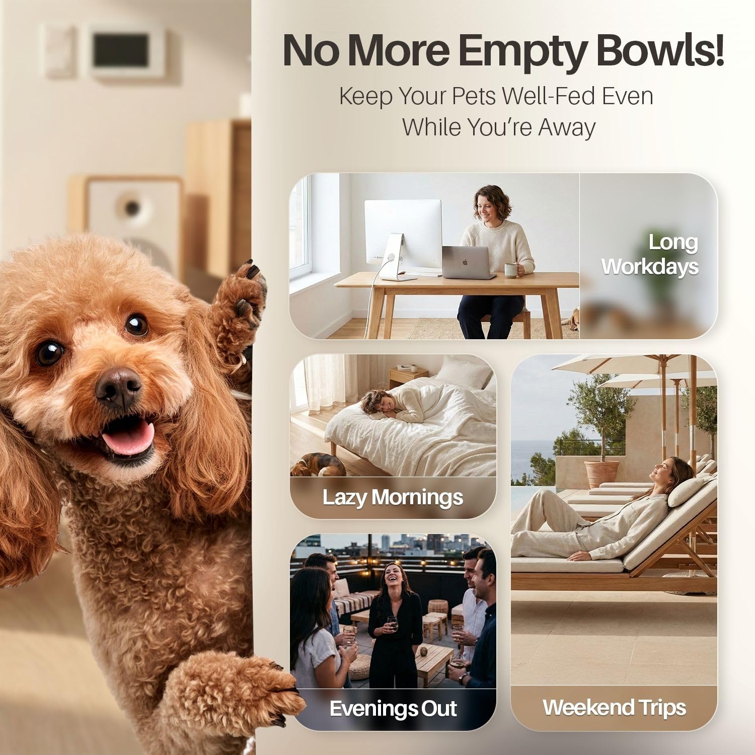 Ideal hydration station for multi-pet homes with Flexzion water dispenser