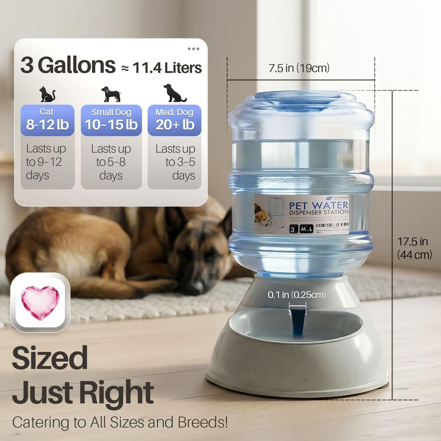 Recessed-handle design on a Flexzion water dispenser for easy carrying