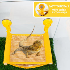 FlidRunest double-layer lizard hammock provides a private hideaway.
