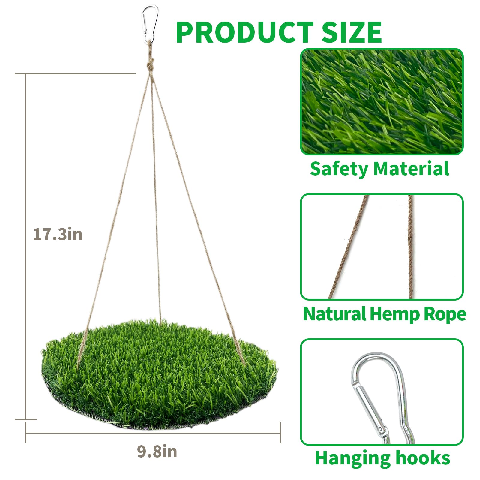 FlidRunest hanging toy installable anywhere on or near the cage