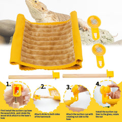 FlidRunest hammock is easy to install and clean with suction cups.