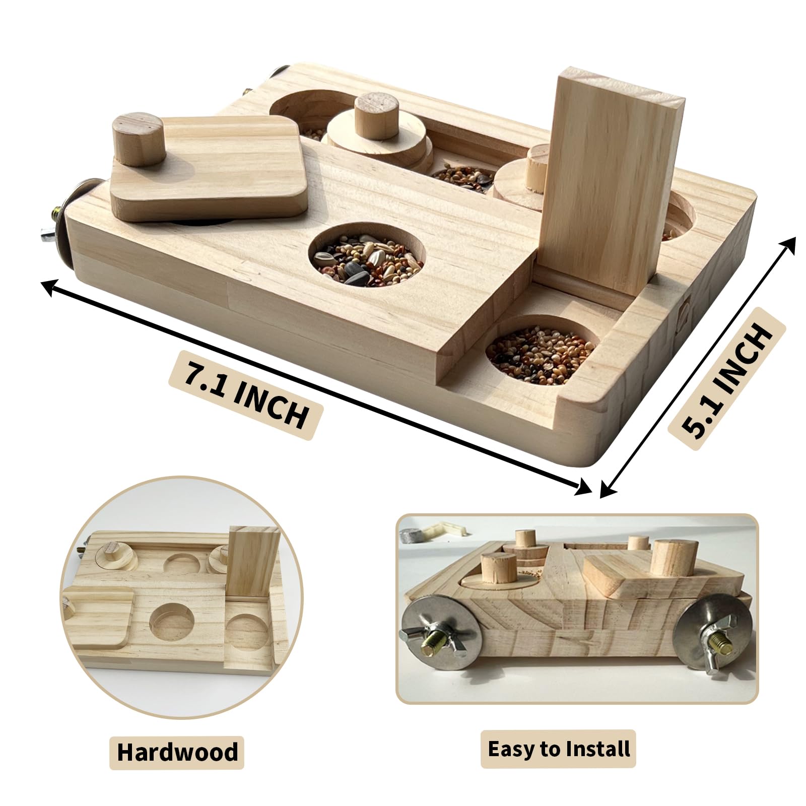 FlidRunest safe natural hardwood close-up shows non-toxic materials for long-lasting play