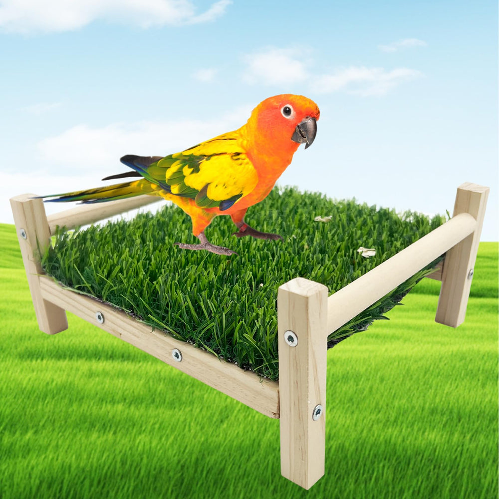 FlidRunest Grass Mat design encourages natural foraging behavior with a soft, chew-friendly texture.