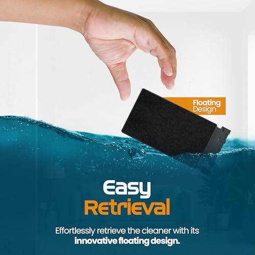 FL!PPER Flipper Cleaner Float compatible with 6mm glass and 25-gallon tanks