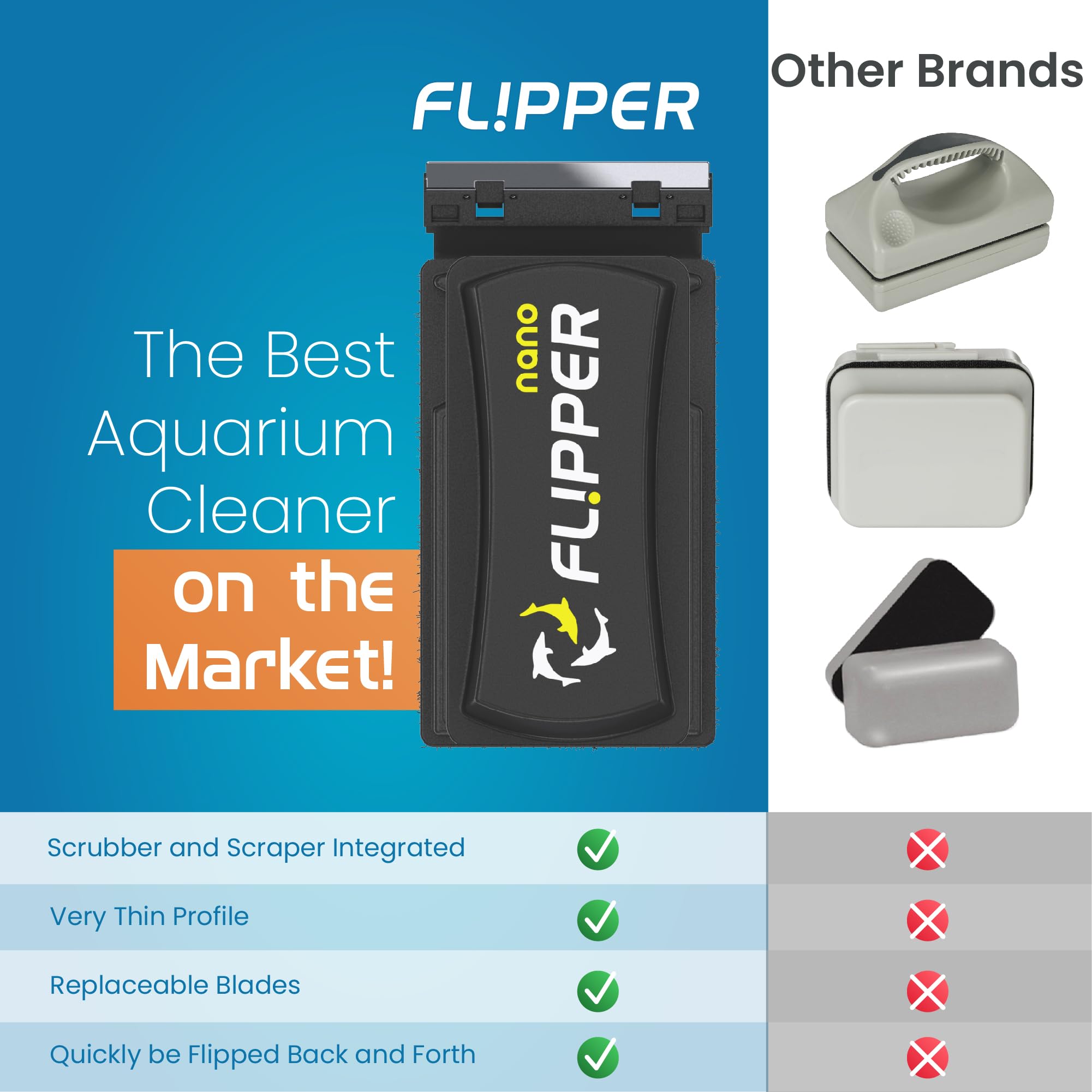 Flipper Nano 2-in-1 design enables scrubbing and scraping
