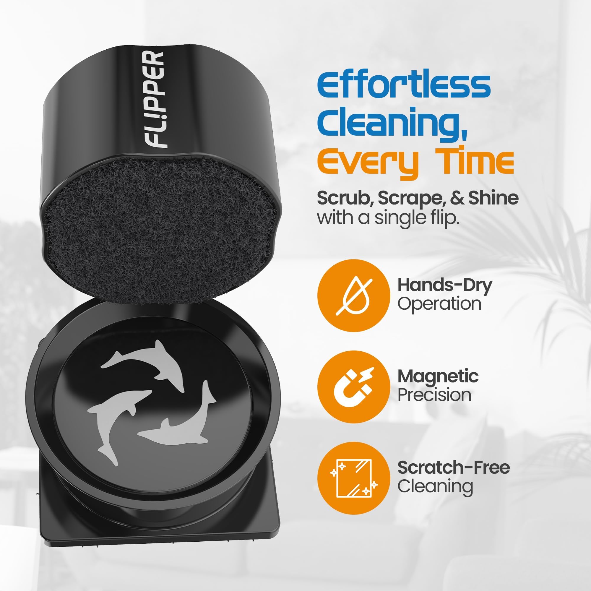 FL!PPER Pico glass tank cleaner for daily maintenance