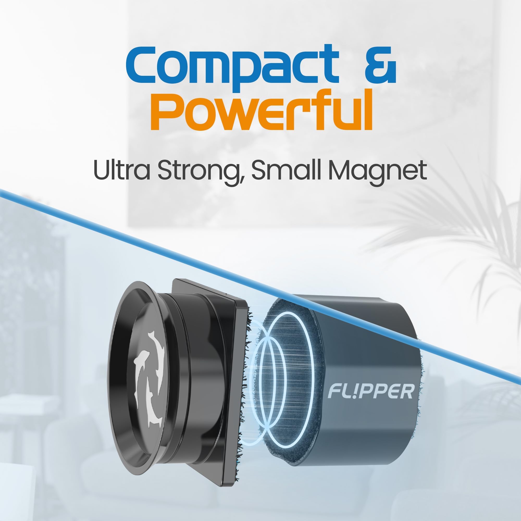 FL!PPER Pico magnetic handle enables hands-free cleaning
