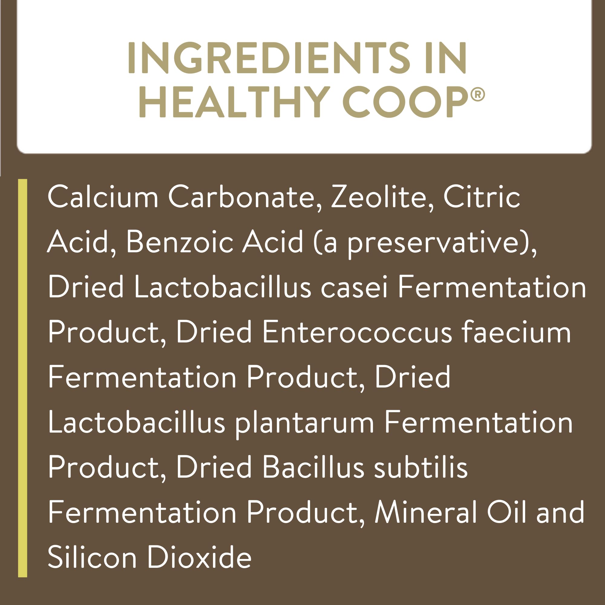 Dry, odor-reduced bedding after applying Healthy Coop in the coop.