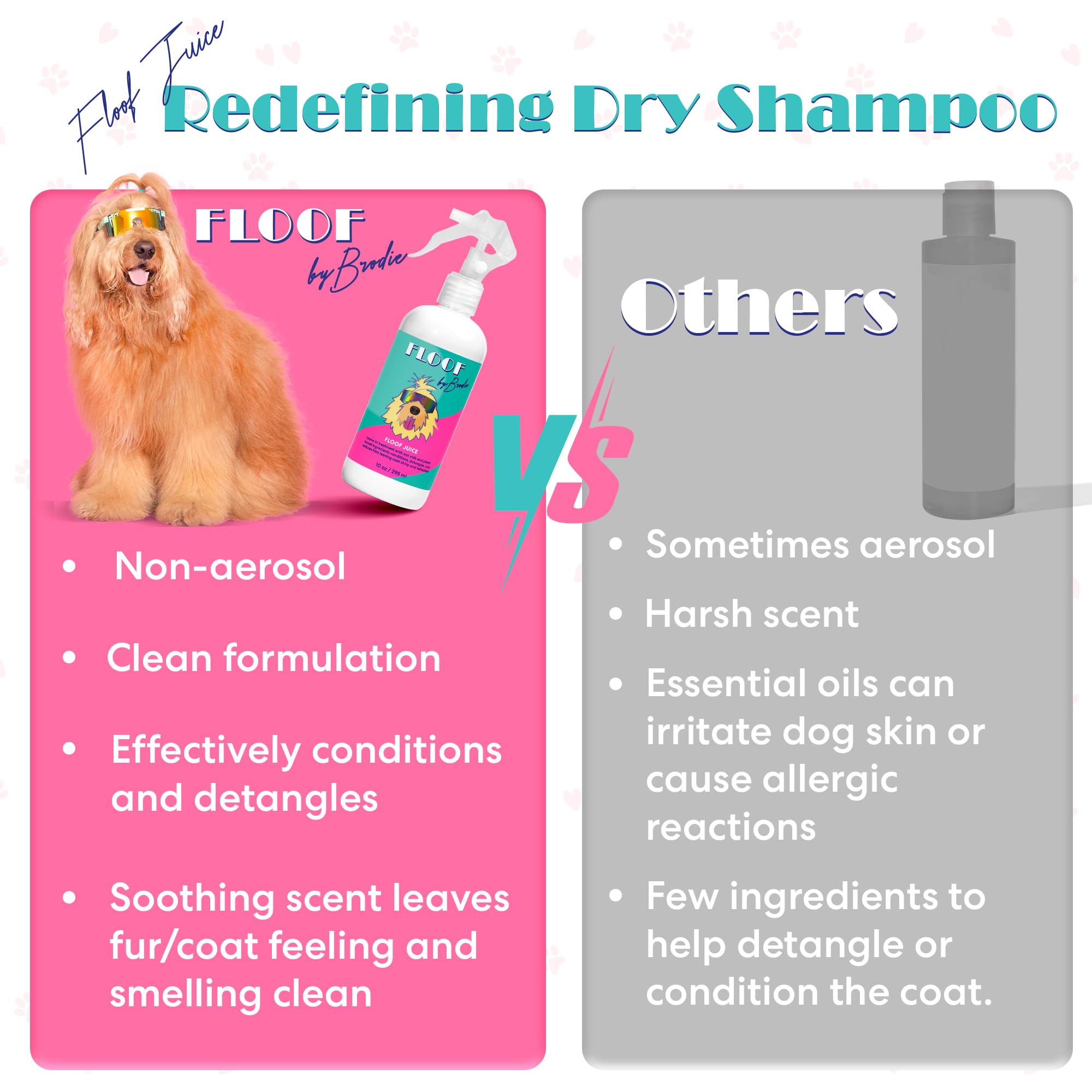 Floof by Brodie Floof Juice no-rinse spray makes refreshing quick.