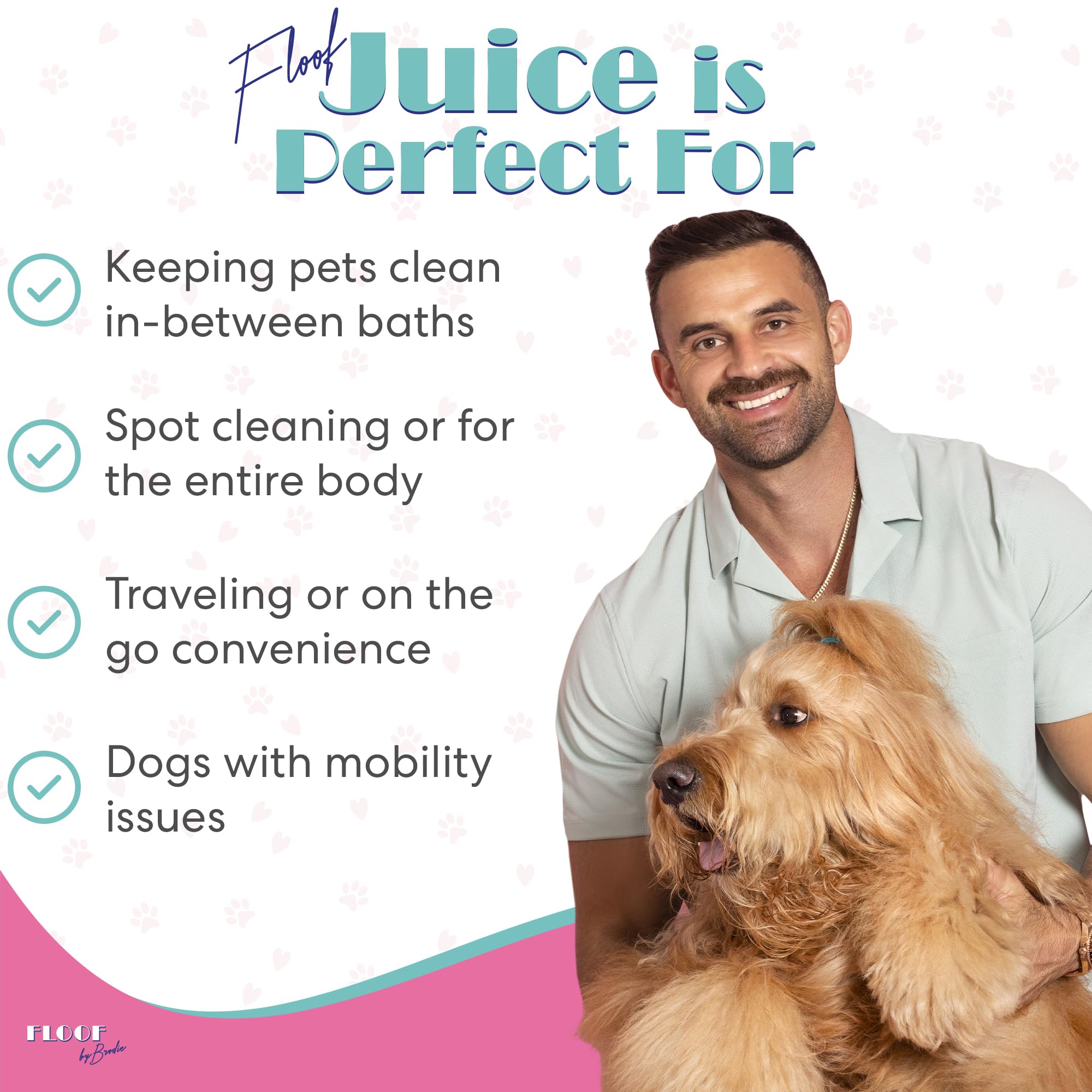 Floof by Brodie Floof Juice hypoallergenic formula suited for sensitive coats.