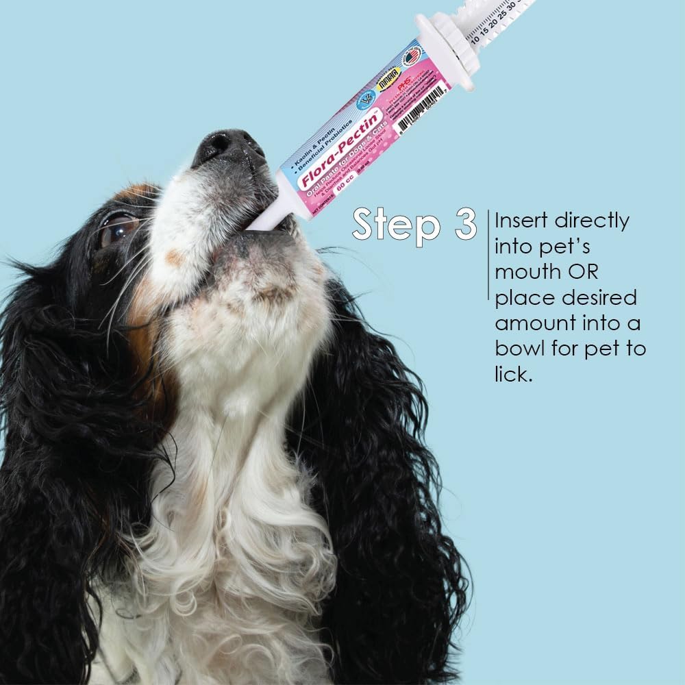 Pet owner notices improved stool form after FLORA-PECTIN use.
