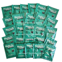 Floralife Crystal Clear Powdered Flower Food keeps cut flowers looking fresh