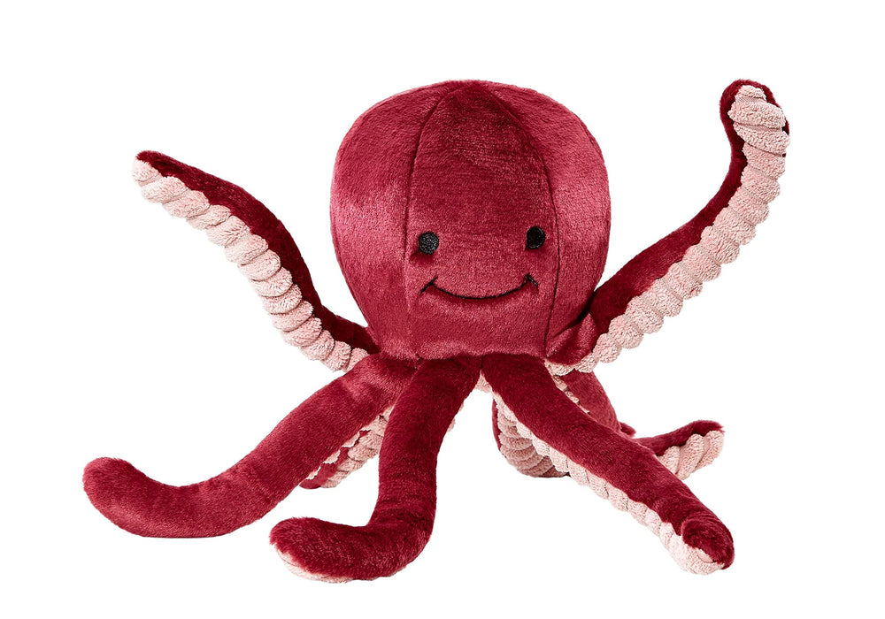 Fluff & Tuff Olympia Octopus plush close-up showcasing soft fur ideal for post-play cuddles