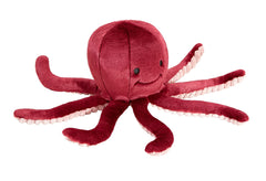 Fluff & Tuff Olympia Octopus plush toy side view with eight legs for interactive play