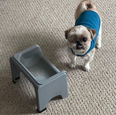 Fluff Trough dishwasher-safe parts show simple, hygienic cleanup.